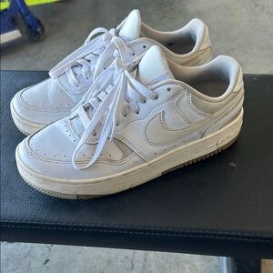 Nike White Low-Top Sneakers